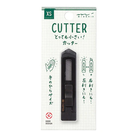 Package of a small cutter with text and graphics on a white background