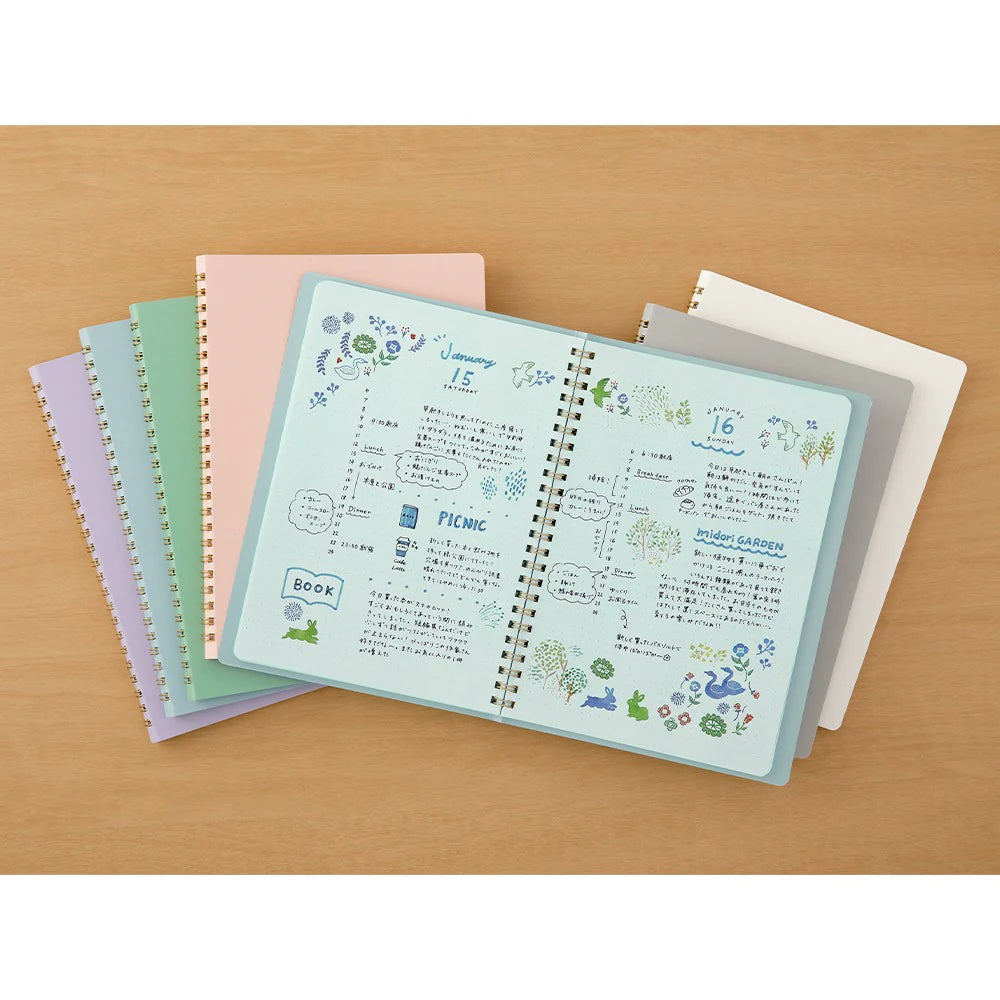 Ring Notebook A5 Color Dot Grid
