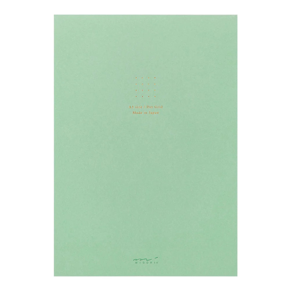 Paper Pad A5 Color Dot Grid Green - The Stkr Store