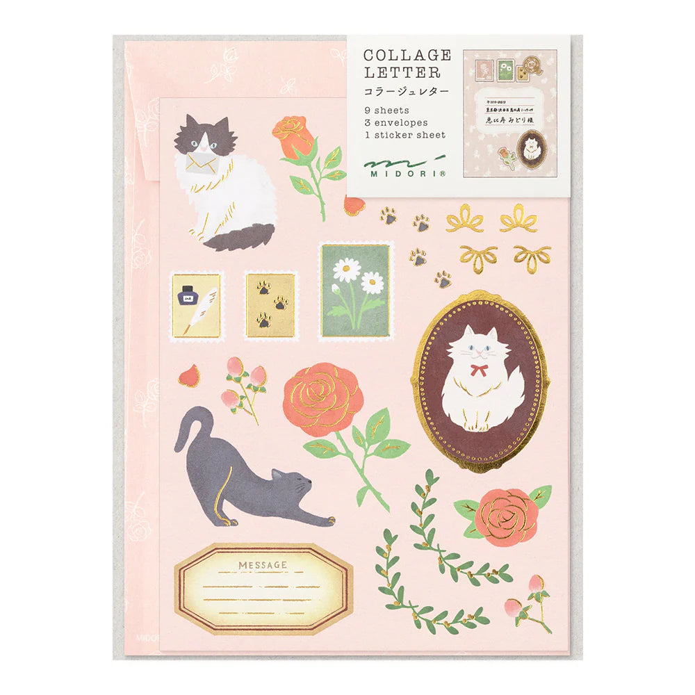 Letter Set 922 Collage Cat - The Stkr Store