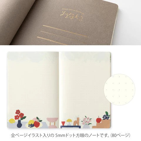 Yuru Log Notebook B6 Motif Textile - The Stkr Store