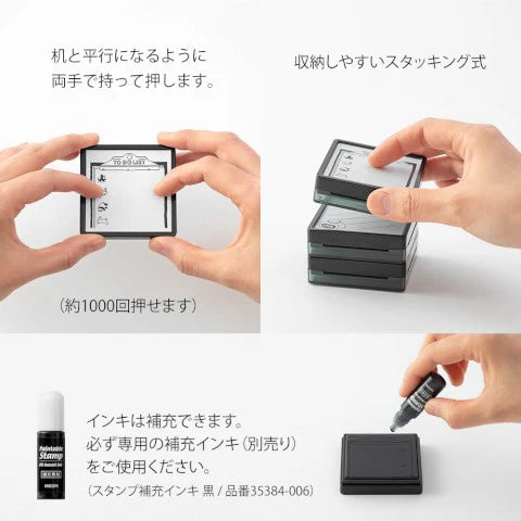 Paintable Stamp Pre-Inked Ink Collection A - The Stkr Store