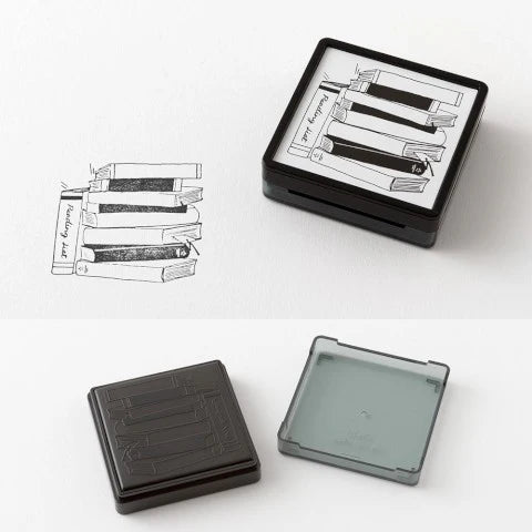 Paintable Stamp Pre-Inked Reading List - The Stkr Store