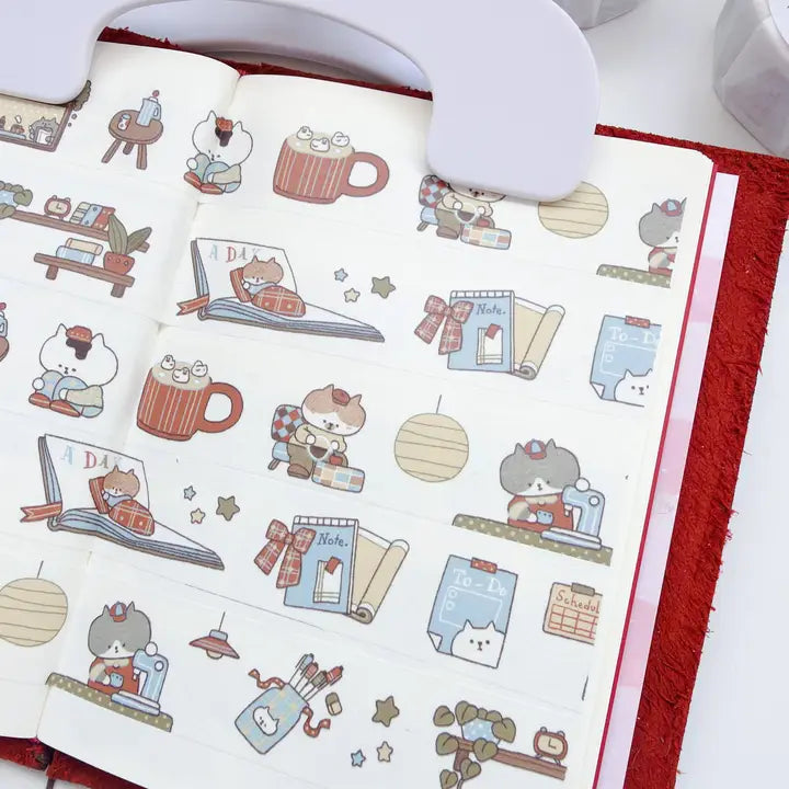 Kuboandlucy x Idiot Sandwich My Journal Sips V.1 (Cafe Journaling) Washi Tape