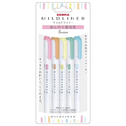Mildliner 5 Color Set