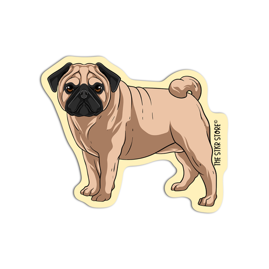 Pug Dog Breed Stickers