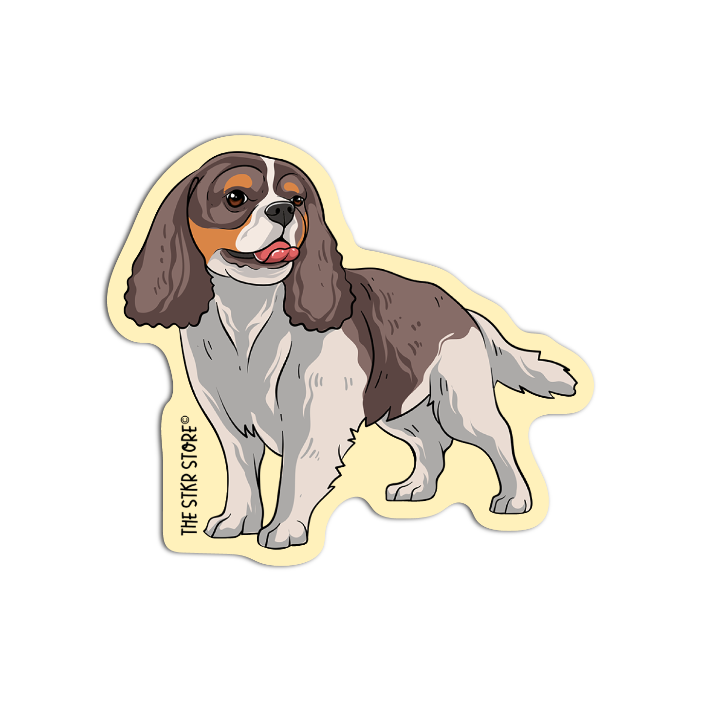 Cavalier King Charles Spaniel Dog Breed Stickers