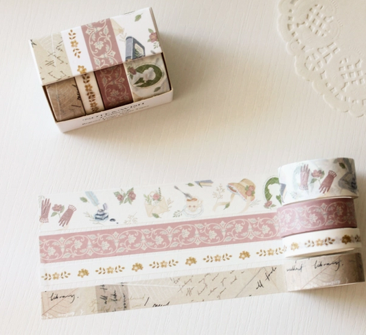 Regency Letters Washi Gift Set - Jane Austen Inspired Washi