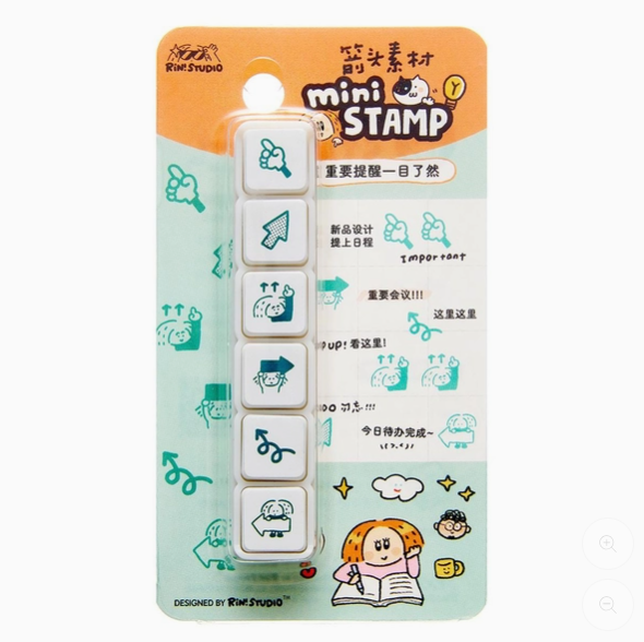 Mini 6 in 1 Stamps - Portable Size