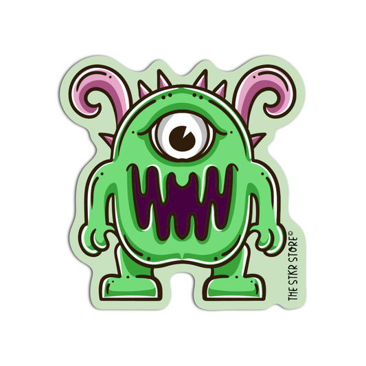 Ember face Monster Sticker