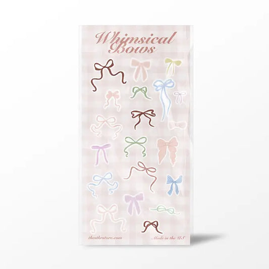 Whimsical Bows Sticker Sheet - The Stkr Store