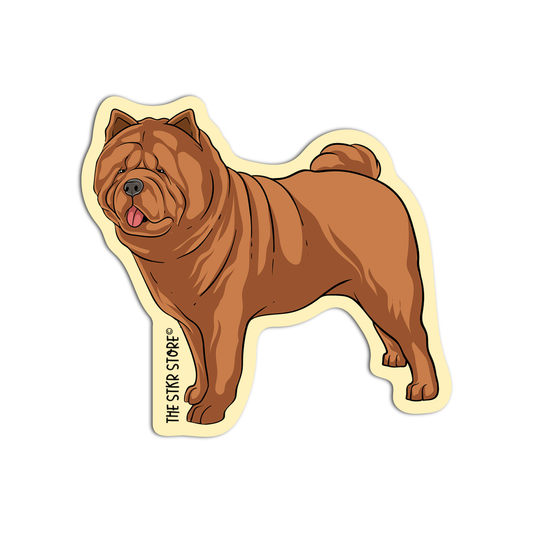 Chow Chow Dog Breed Stickers