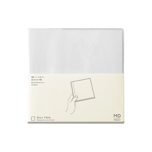 MD Notebook Cover A5 Square Clear A