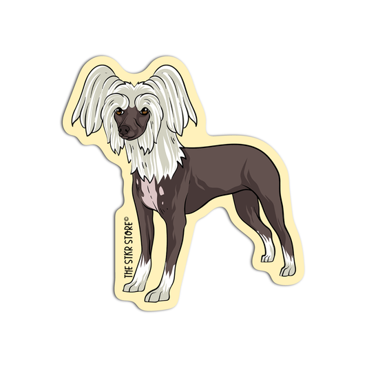 Chinese Crested Dog Breed Stickers