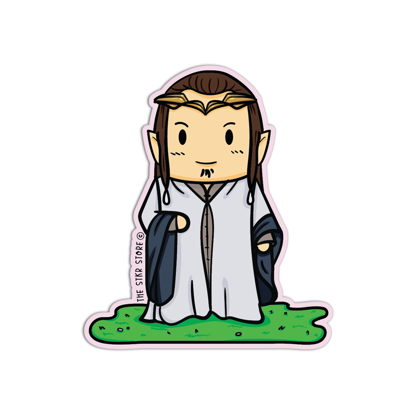 Sean Potato as Elrond Cosplay Lord of the Rings Sticker