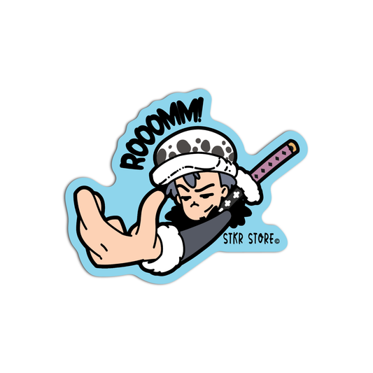 Mikey cosplaying Trafalgar Sticker