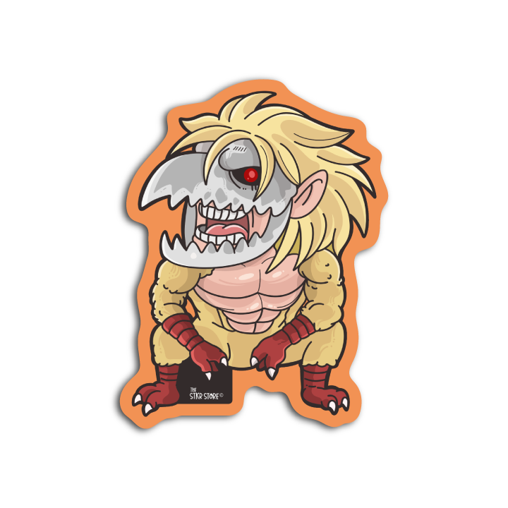 Jaw Falco Titan Attack on Titan (Titan Form) Sticker