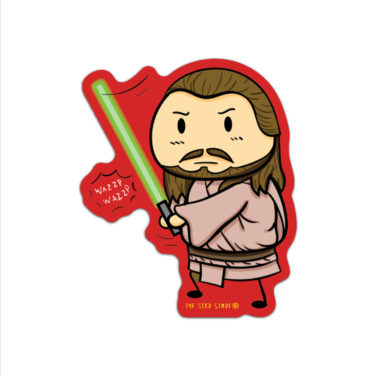 Sean Potato as Qui Cosplay Starwars Sticker