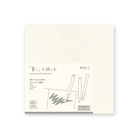 MD Notebook A5 Square Thick Blank - The Stkr Store