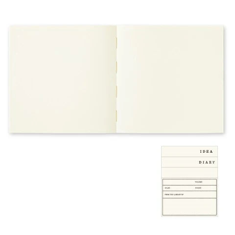 MD Notebook A5 Square Thick Blank - The Stkr Store