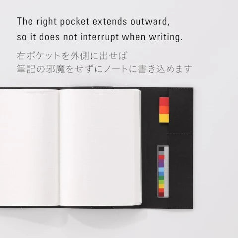 Notebook Cover Black - The Stkr Store
