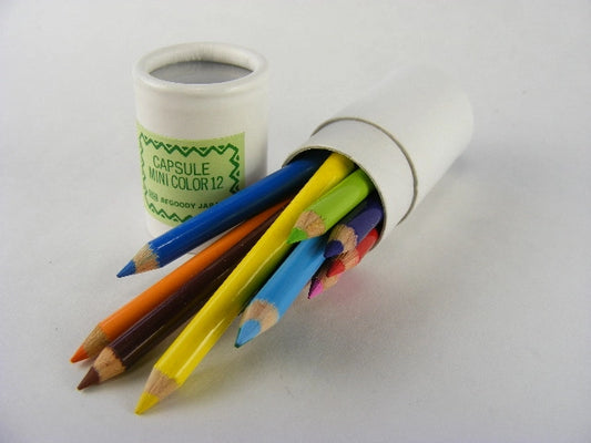 Mini Capsule Color Pencil 12 Set - The Stkr Store