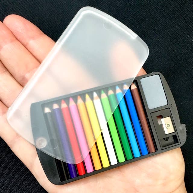 Mini Pencils in Card in Tub Display