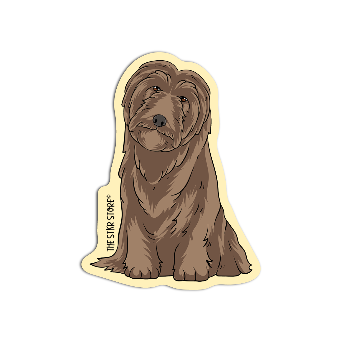 Briard Dog Breed Stickers