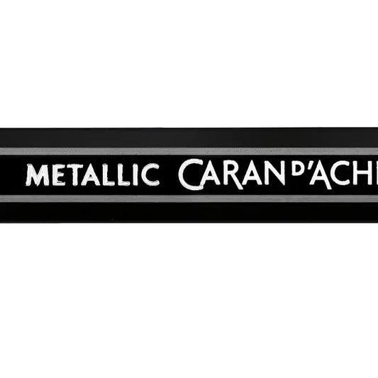 Metallic Caran d'Ache logo on a white background