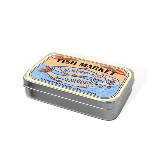 Fish Market Tin Can