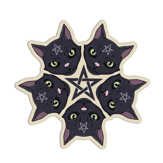 Cat Sigil Star - Witchcraft Collection