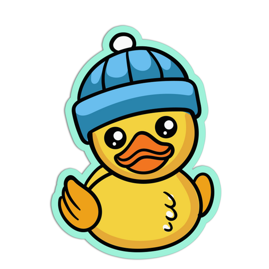 Beanie Rubber Duck Stickers