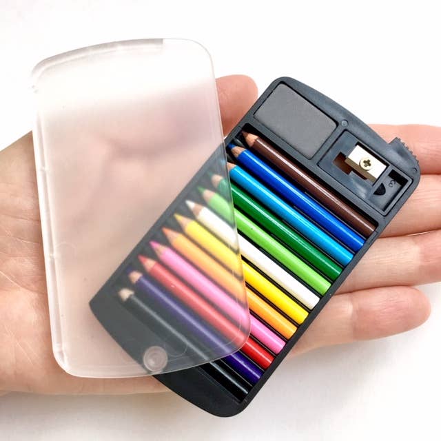 Mini Pencils in Card in Tub Display