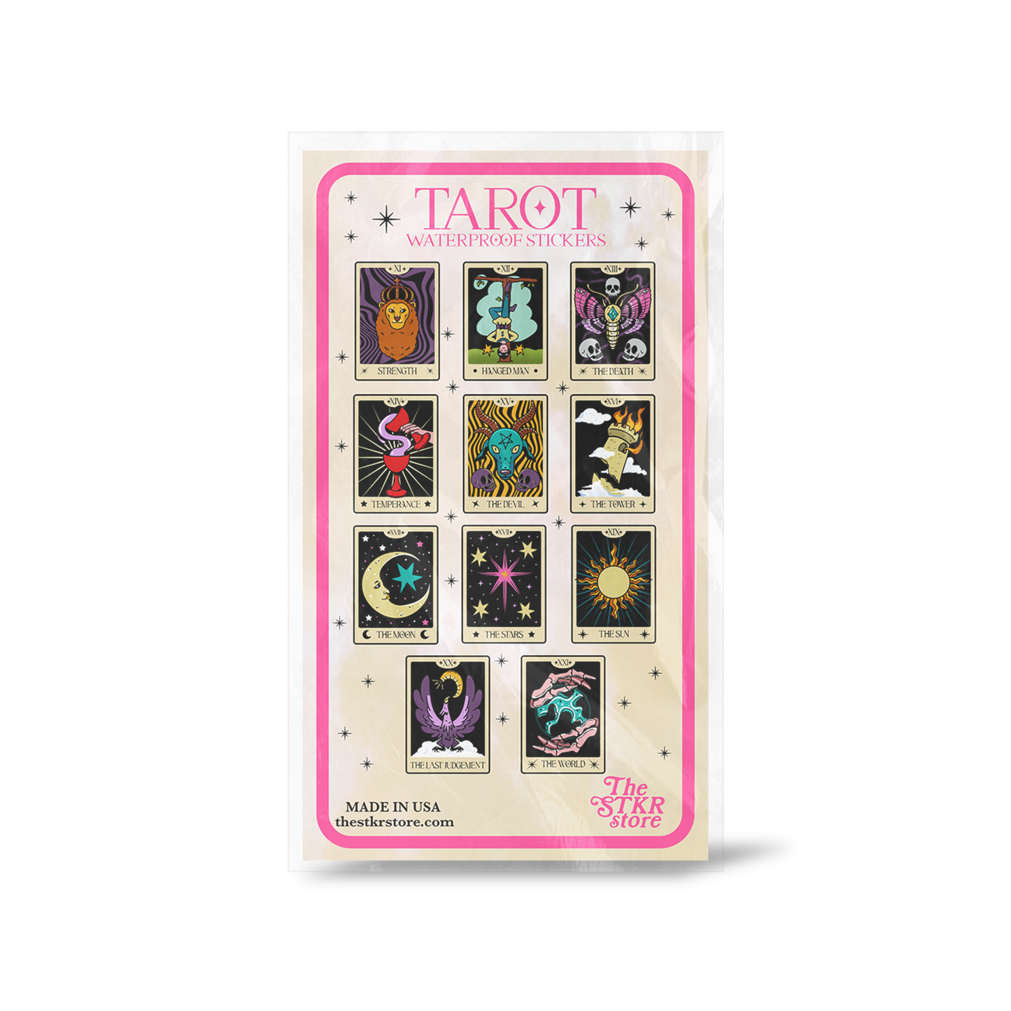 Tarot Sticker Sheet