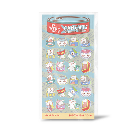 Can Cats Sticker Sheet