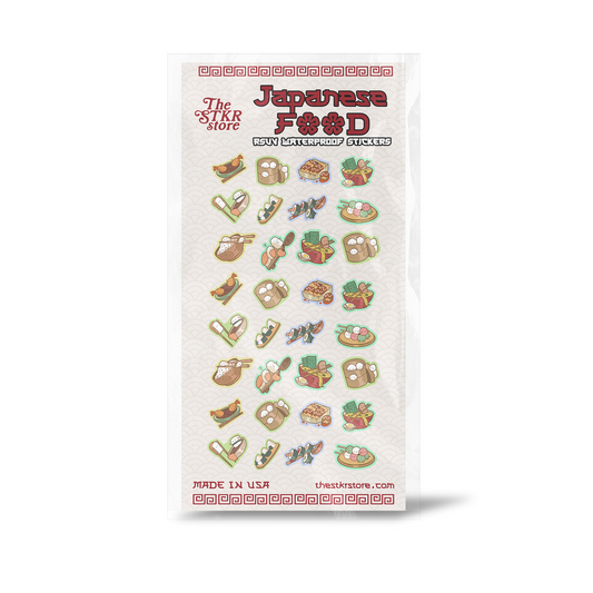 Japanese Food Sticker Sheet