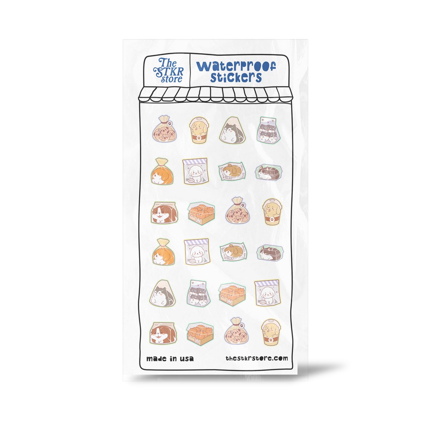 Cute 'N Packed Sticker Sheet