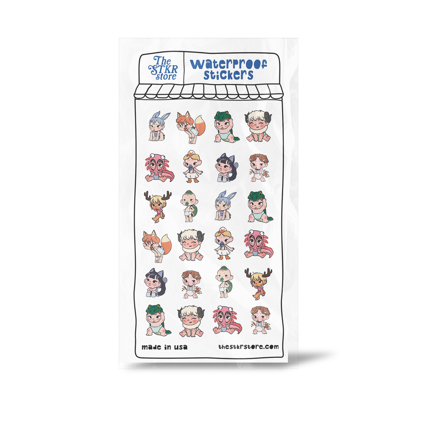 Besties Sticker Sheet