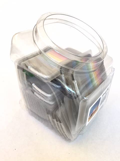Mini Pencils in Card in Tub Display