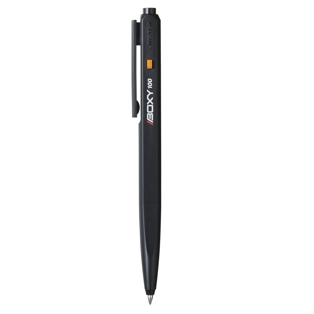 Black Pen on White Background