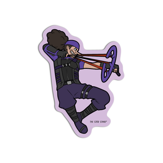 Usopp as Hawkeye One Pie cosplay DC Sticker