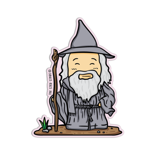Sean Potato as Gandalf Cosplay Lord of the Rings Sticker