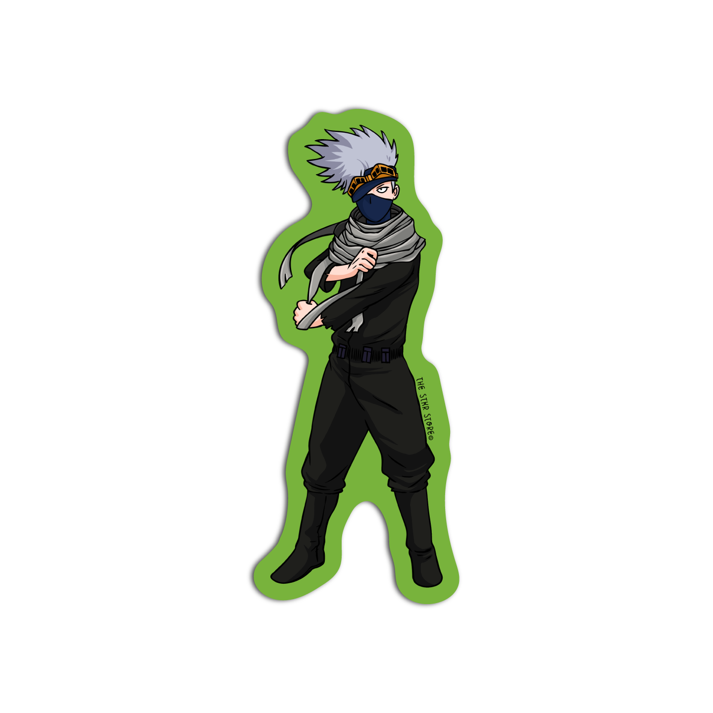 Kakashi x Shota Naruto x My Hero Academia Sticker