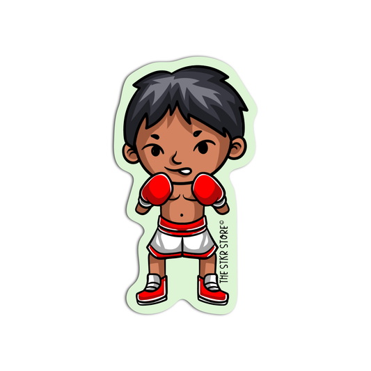 Boxing Sports Character Sticker