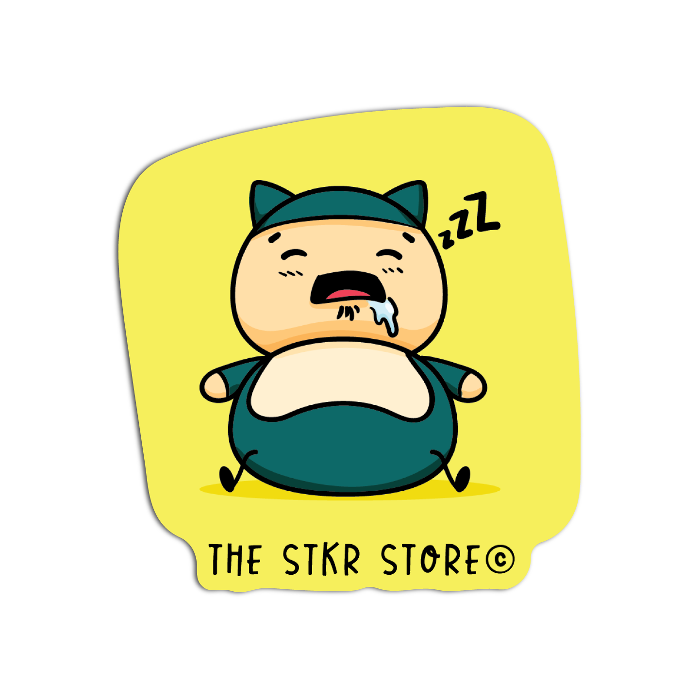 Sean Potato as Snorlax Cosplay Pokemon Sticker