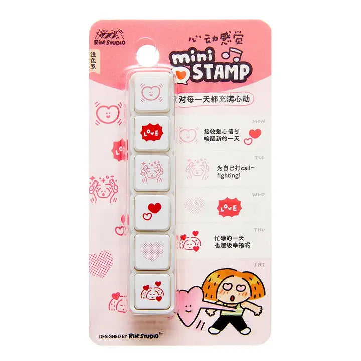 Mini 6 in 1 Stamps - Portable Size