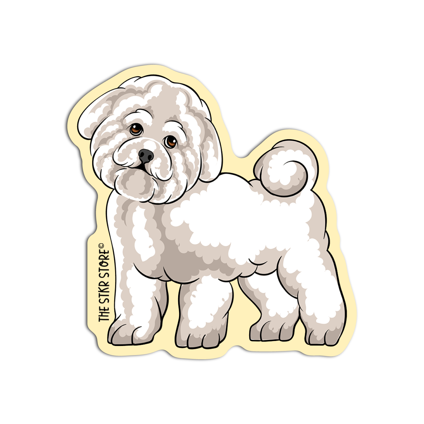 Bichon Frise Dog Breed Stickers