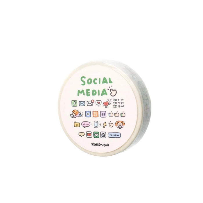 Social Media Mini Washi Tape - The Stkr Store