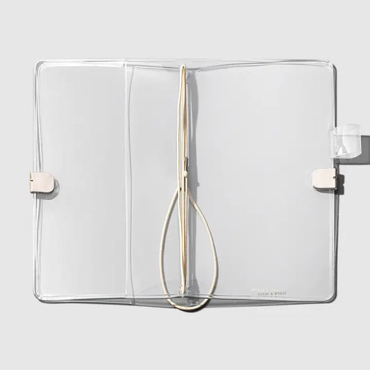 Clear Vinyl Travel Notebook Cover | Pocket Plus