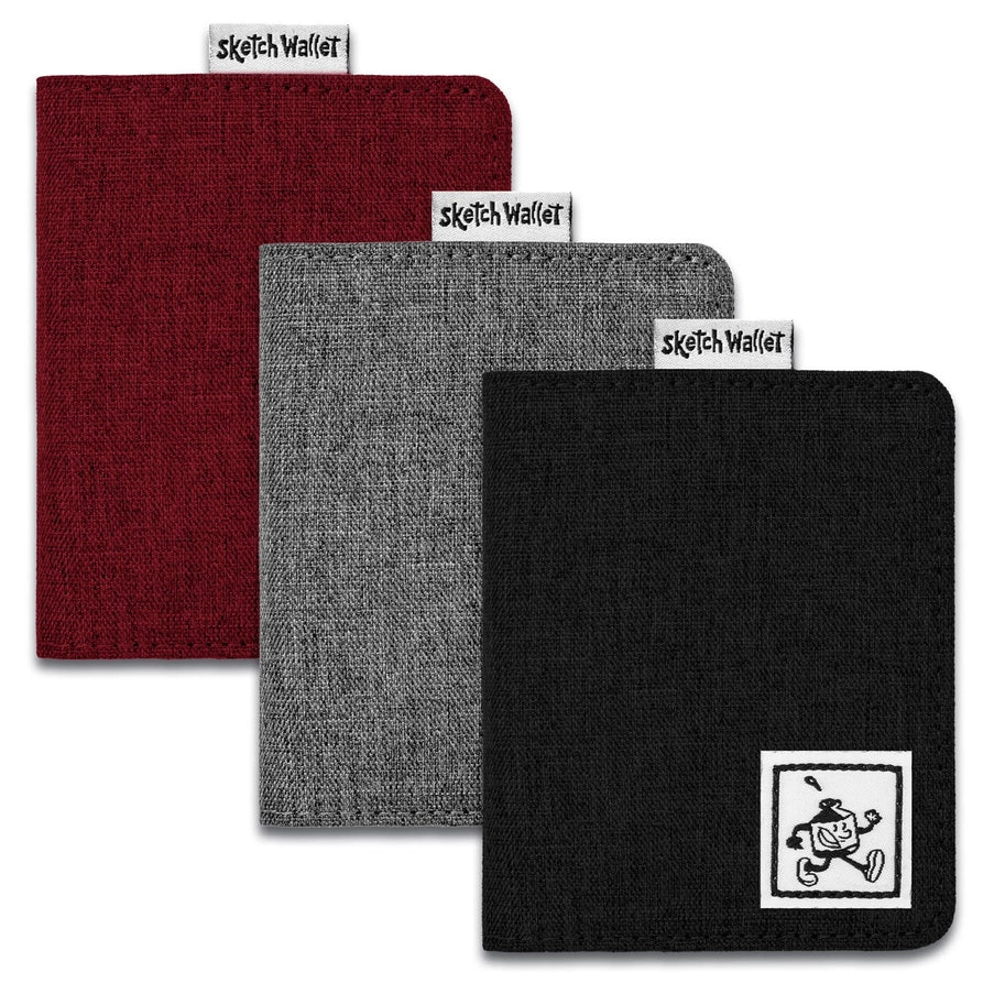 Small Canvas Sketch Wallet 2.0 Inky's - The Stkr Store